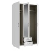 Forte Шкаф с зеркалом и ящиками 130 см Econobox 2, белый, ECBS931-120 - Home Club, изображение 5
