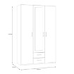 Forte Шкаф с зеркалом и ящиками 130 см Econobox 2, белый, ECBS931-120 - Home Club, изображение 6
