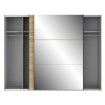 Forte Шкаф-купе с зеркалом 270 см Trondheim, дуб Artisan, TDHS1211-D78 - Home Club, изображение 3