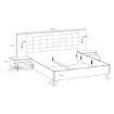 Forte Каркас 297 см Ricciano, цвет «Песочный»/«Дуб клепковый», RCQL1184B-Q250 - Home Club, изображение 10
