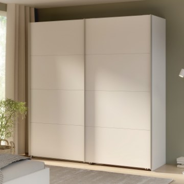 Forte Шкаф с раздвижными дверцами 200 см Sophistispace, белый, SSQS32411-120 - Home Club