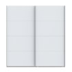 Forte Шкаф с раздвижными дверцами 200 см Sophistispace, белый, SSQS32411-120 - Home Club, изображение 2