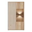 Forte Витрина 95 см Arank «Песочный»/«Дуб Маувелла», AXKV621L-M802 - Home Club, изображение 4