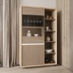 Forte Витрина 100 см Ficar «Дуб Рива»/«Сосна Имбиа», FCRV622LB-Q288 - Home Club, изображение 2