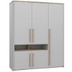 Forte Шафа 160 см Surfinio Сірий/Дуб Катанія, SFNS731-M378 - Home Club, зображення 2