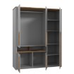 Forte Шафа 160 см Surfinio Сірий/Дуб Катанія, SFNS731-M378 - Home Club, зображення 3