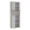 Forte Шафа з дверцятами 85 см Keflavik Білий/Дуб Artisan, KFLR822-C881 - Home Club, зображення 5