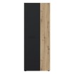 Forte Шафа для взуття 70 см Net306 Дуб Artisan/Чорний, MS263-M712 - Home Club, зображення 2