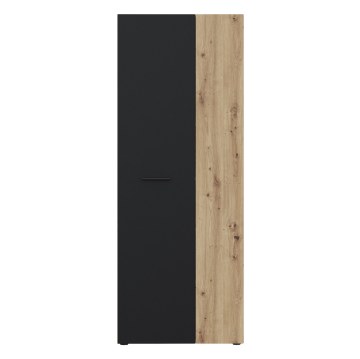Forte Шкаф для обуви 70 см Net306 Дуб Artisan/Черный, MS263-M712 - Home Club