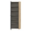 Forte Шафа для взуття 70 см Net306 Дуб Artisan/Чорний, MS263-M712 - Home Club, зображення 3