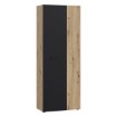 Forte Шафа для взуття 70 см Net306 Дуб Artisan/Чорний, MS263-M712 - Home Club, зображення 4