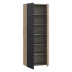 Forte Шафа для взуття 70 см Net306 Дуб Artisan/Чорний, MS263-M712 - Home Club, зображення 5