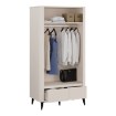 Forte Шкаф 110 см Breathtaker, песочный, BTHS821-U60 - Home Club, изображение 13