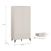 Forte Шкаф 110 см Breathtaker, песочный, BTHS821-U60 - Home Club, изображение 15
