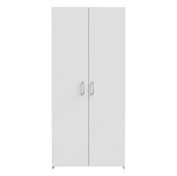 Forte Белый шкаф шириной 80 см с штангой и полкой, JOES723-120 - Home Club