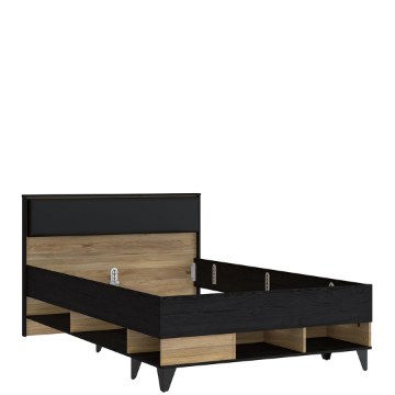 Forte Подростковая кровать 120x200 см Lya, дуб Mauvella/дуб Cabezone, LYAL1122-M687 - Home Club