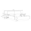 Forte Каркас кровати, PNPL3161B-Q203 - Home Club, изображение 10