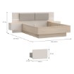 Forte Каркас кровати, PNPL3141B-Q203 - Home Club, изображение 9