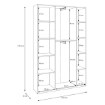 Forte Шкаф 130 см, белый, HMNS931-120 - Home Club, изображение 12