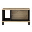 Forte Прямокутний журнальний столик 80x55 см Trondheim, дуб Artisan/чорний дуб, TDHT511-C773 - Home Club, зображення 2
