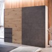 Forte Шкаф-купе 250 см с ящиками Winn 2, дуб Artisan/бетон, W2QS52331-C752 - Home Club