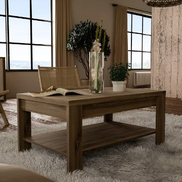 Forte Столик 100 см Glenkeen, дуб «Валенсія», BRCT501-D116 - Home Club