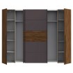 Forte Шафа 270 см Narago, горіх «Бейкерсфілд»/графіт, NRGS82511-M354 - Home Club, зображення 3