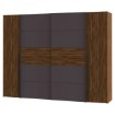 Forte Шафа 270 см Narago, горіх «Бейкерсфілд»/графіт, NRGS82511-M354 - Home Club, зображення 6