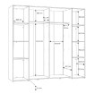 Forte Шафа 200 см Narago, пісочний дуб/білий, KLTS62321-P79 - Home Club, зображення 7