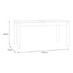 Forte Розкладний стіл 160x90 см Penkridge Secret Grey/Дуб благородний, TBLT7029-M848 - Home Club, зображення 7