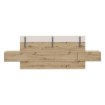 Forte Ліжко з тумбочками 160x200 см Tanaia Дуб Artisan/Пісочний, TNAL2162-Q224 - Home Club, зображення 7
