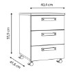 Forte Контейнер 40 см Clif Old – Wood Vintage/Бетон темно-сірий, CLFC111-C546 - Home Club, зображення 5