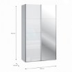 Forte Шкаф для одежды, SSQS62412-C04 - Home Club, изображение 9