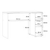 Forte Письмовий стіл 110x50 см із шафкою Niko, дуб Artisan, CPLB21N-D78 - Home Club, зображення 8