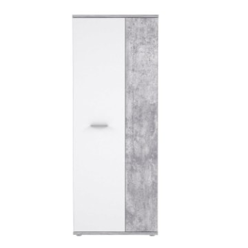 Forte Шкаф для обуви 70 см Net106 Бетон/Белый, MS151-C251 - Home Club