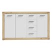 Forte Комода 155 см Baccio Дуб Artisan / Білий, BCCK241-C804 - Home Club, зображення 2