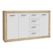Forte Комода 155 см Baccio Дуб Artisan / Білий, BCCK241-C804 - Home Club, зображення 4