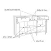 Forte Комод, CLFK231-C546 - Home Club, зображення 7