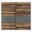 Forte Шкаф с раздвижными дверцами 220 см Clif Old – Винтажный деревянный/бетон, RCQS92411-C754 - Home Club, изображение 2