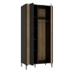 Forte Шафа 90 см Joakimis Дуб Mauvella/Чорний, JMXS721-M637 - Home Club, зображення 3
