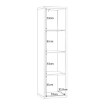 Forte Стелаж 40 см Net 106, білий, MXXR411-120 - Home Club, зображення 6