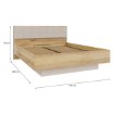 Forte Каркас 170 см Bellevue «Песочный»/«Дуб Маувелла», BLQL6161B-M820 - Home Club, изображение 7