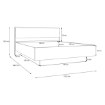 Forte Каркас 170 см Bellevue «Песочный»/«Дуб Маувелла», BLQL6161B-M820 - Home Club, изображение 8