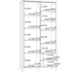 Forte Стелаж 100 см з ламелями та шухлядами Jytana Дуб Mauvella/Чорний, JTNR722L-M635 - Home Club, зображення 9