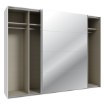 Forte Шафа 270 см Sophistispace Білий / Білий глянцевий, SSQS12413-C04 - Home Club, зображення 6