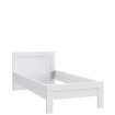 Forte Односпальная кровать 90x200 см Snow, белого цвета, SNWL09-C50 - Home Club, изображение 2