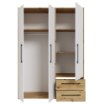Forte Шафа 150 см із шухлядами, дуб Artisan/білий, MKSS833-C830 - Home Club, зображення 3