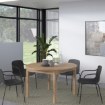 Forte Круглий розкладний стіл 130x130 см Attention, дуб «Рів'єра», TBLT7075-D85 - Home Club