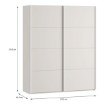 Forte Шафа 170 см Sophistispace, пісочний, SSQS82411-U60 - Home Club, зображення 7