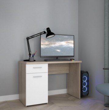 Forte Письменный стол 110x60 см, белый/дуб «Сонома», WNB935-Q36 - Home Club